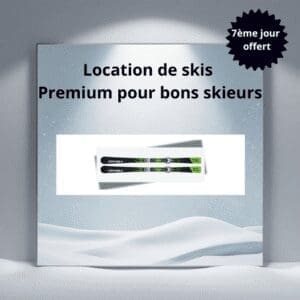 Location de skis premium pour bon skieurs dans les Hautes Alpes